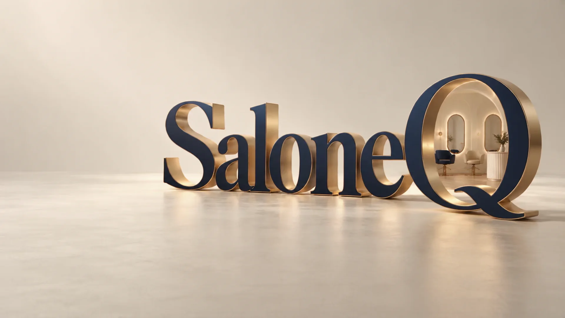 SaloneQ: un salone tridimensionale dentro la lettera Q